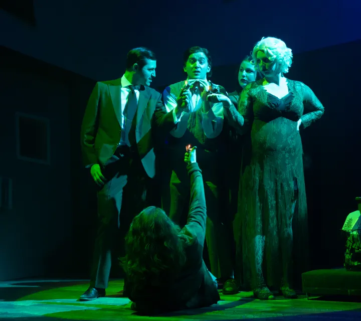 Reefer Madness actors lighting up