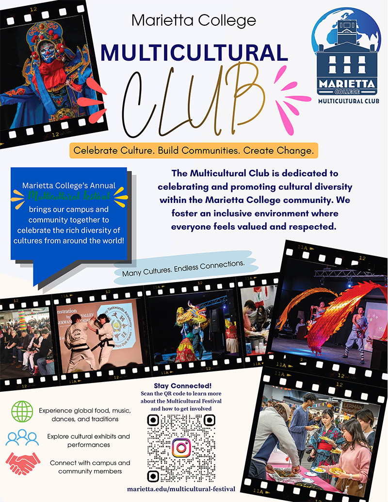 Poster promoting Multicultural student organization