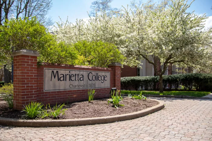 Marietta College campus entrance