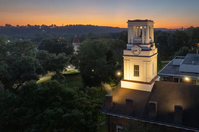 Erwin Hall at dusk