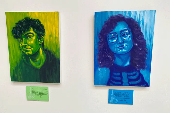 Paintings from the show