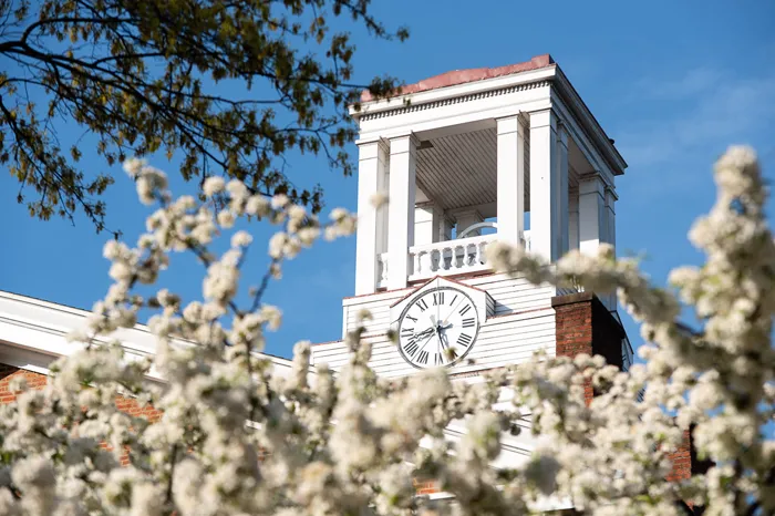 Erwin Hall in spring