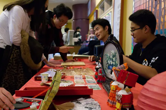 Students at Chinese culture day