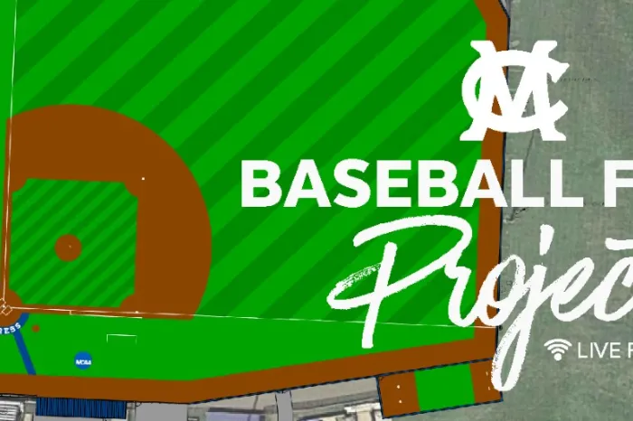 Graphic of baseball field project