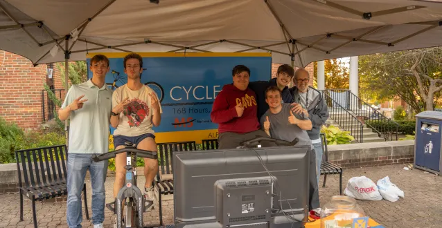 ATO brothers participate in Cycle for MS fundraiser