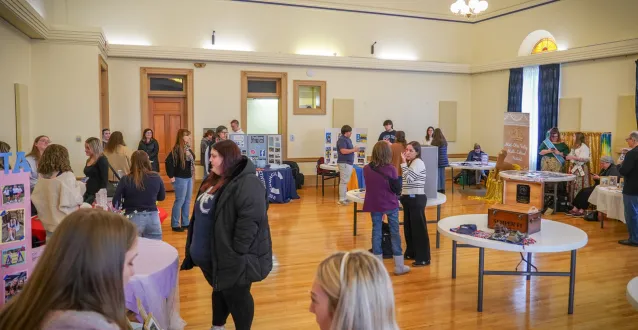 Students at Marietta College Involvement Fair